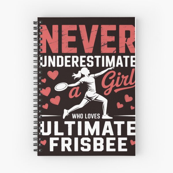 Item preview, Never Underestimate A Girl Who Loves Ultimate Frisbee designed and sold by hettingerchaim.