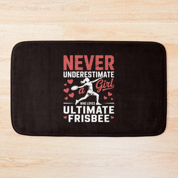 Item preview, Never Underestimate A Girl Who Loves Ultimate Frisbee designed and sold by hettingerchaim.