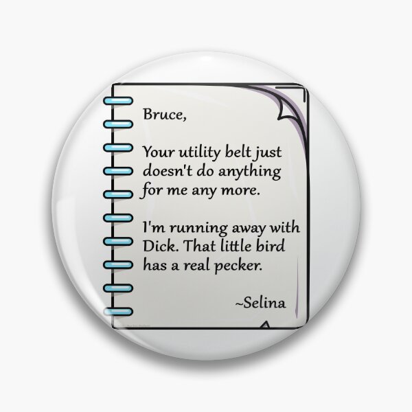 Item preview, Bruce Wayne and Selina Kyle Break Up designed and sold by TeeZenDesigns.