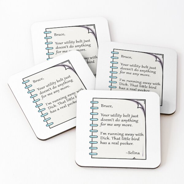 Item preview, Bruce Wayne and Selina Kyle Break Up designed and sold by TeeZenDesigns.