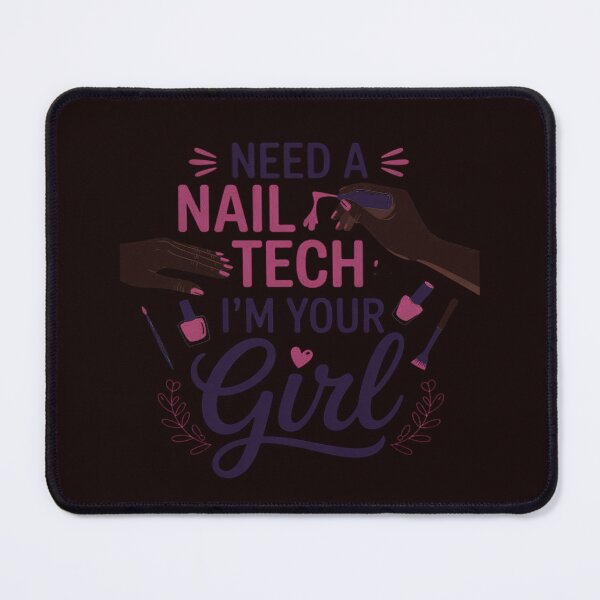 Item preview, Nail Tech Quote Work Uniform Nail Polish designed and sold by hettingerchaim.
