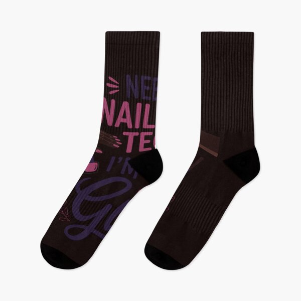 Item preview, Nail Tech Quote Work Uniform Nail Polish designed and sold by hettingerchaim.