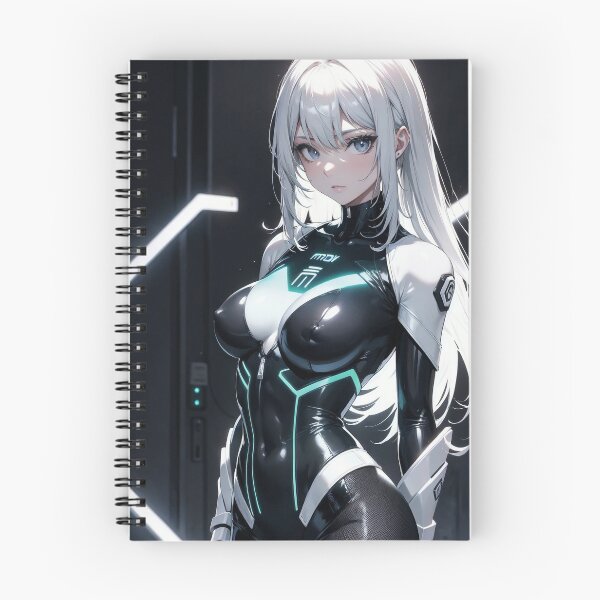 Item preview, space station anime waifu designed and sold by waifu-archive.