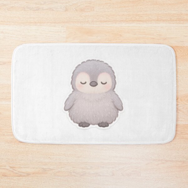 Item preview, Pegatina de pollito pingüino dormilón y acogedor designed and sold by StickMint.