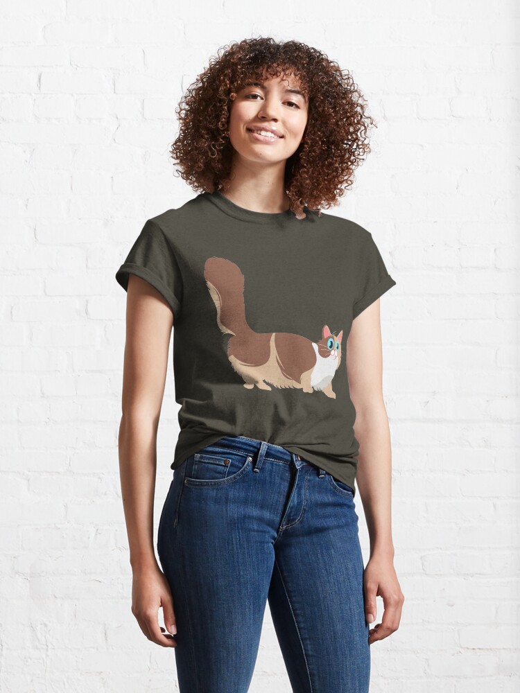 Alternate view of Adorable Munchkin Cat Gifts Classic T-Shirt