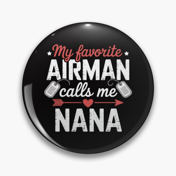 Item preview, My Favorite Airman Calls Me Nana Air Force Grandma designed and sold by demarioTTS.