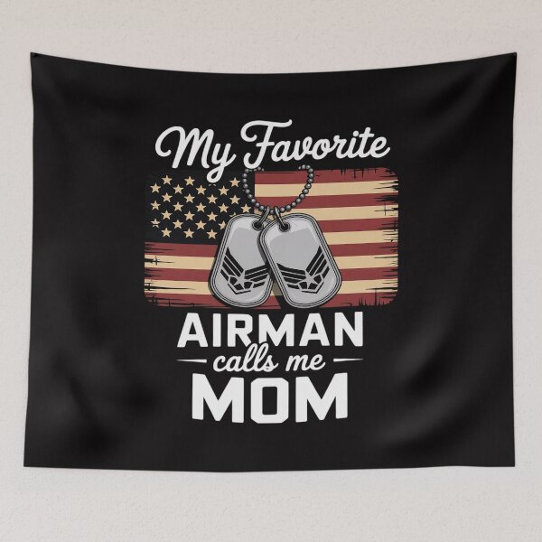 Item preview, My Favorite Airman Calls Me Mom Air Force Mom designed and sold by demarioTTS.