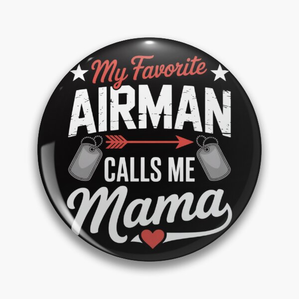 Item preview, My Favorite Airman Calls Me Mama Air Force Soldier Mom designed and sold by demarioTTS.