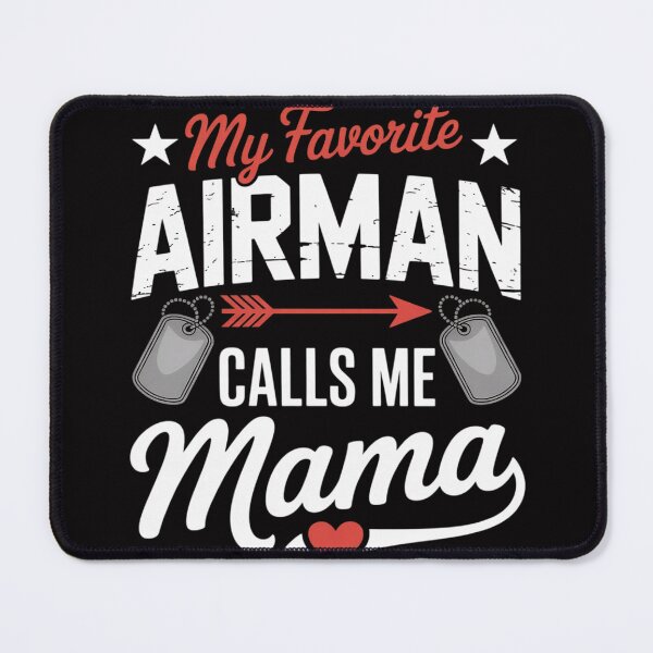 Item preview, My Favorite Airman Calls Me Mama Air Force Soldier Mom designed and sold by demarioTTS.