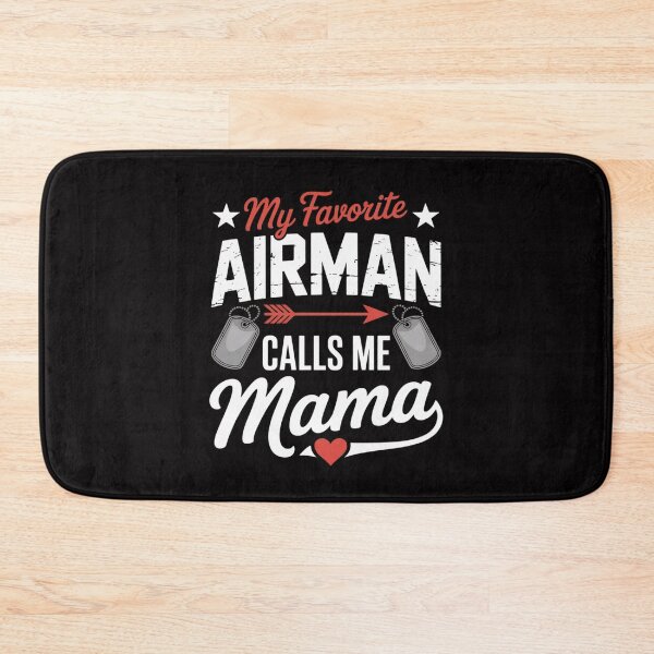 Item preview, My Favorite Airman Calls Me Mama Air Force Soldier Mom designed and sold by demarioTTS.