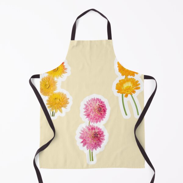 Item preview, Vibrant Summer Blooms - Colorful Dahlia & Marigold Clusters designed and sold by Basma Designs | Funny Shirts, Stickers & Mugs.