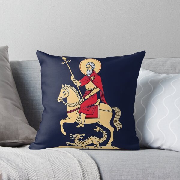 Item preview, Saint George and the Dragon – Christian Icon Style designed and sold by DeusInk.