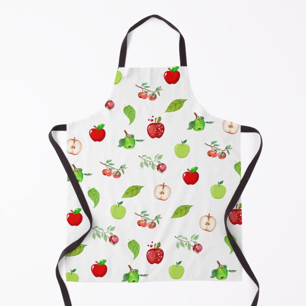 Item preview, Apple Fruits & Leaves Seamless Pattern designed and sold by RanoStore.