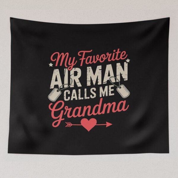 Item preview, My Favorite Airman Calls Me Grandma Air Force Soldier designed and sold by demarioTTS.