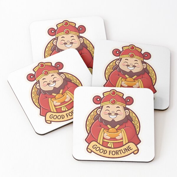 Item preview, Cute God of Wealth Holding Gold designed and sold by Angellacelin.