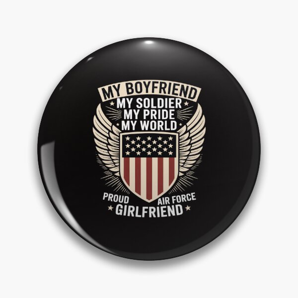 Item preview, My Boyfriend Is A Soldier Airman Proud Air Force Girlfriend designed and sold by portcrysral.