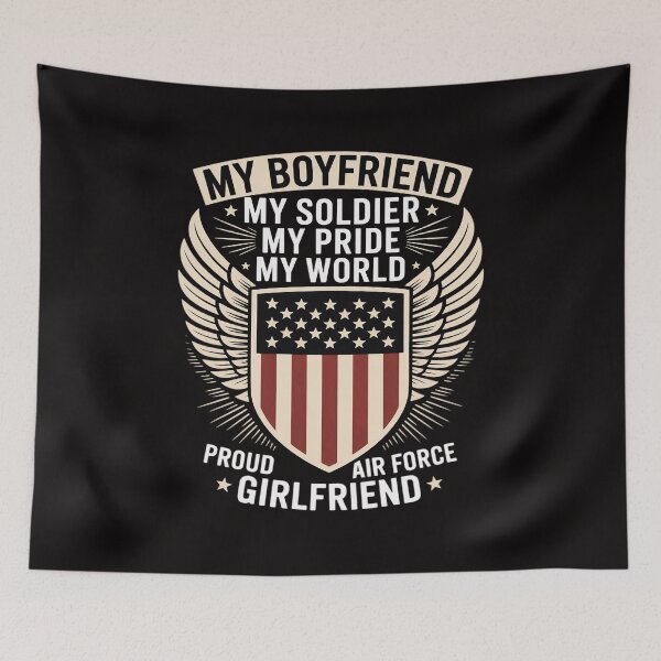 Item preview, My Boyfriend Is A Soldier Airman Proud Air Force Girlfriend designed and sold by portcrysral.