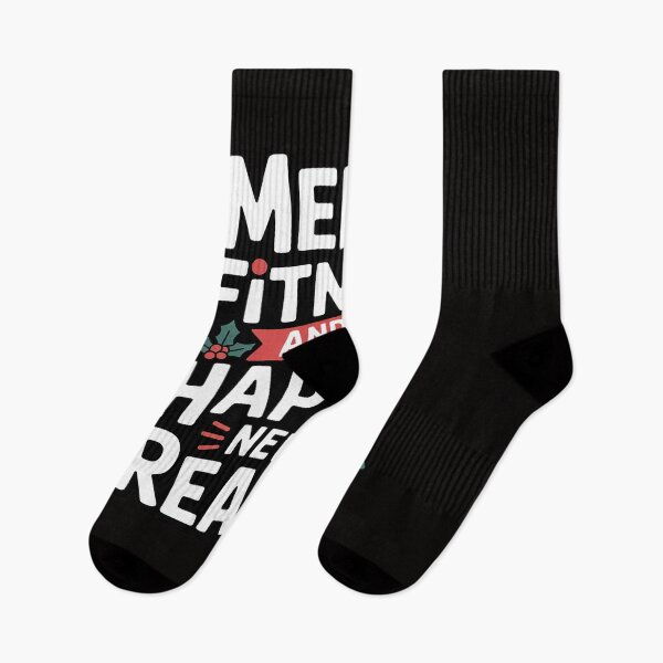 Item preview, Merry Fitness And A Happy New Rear Christmas Workout Fitmas designed and sold by portcrysral.