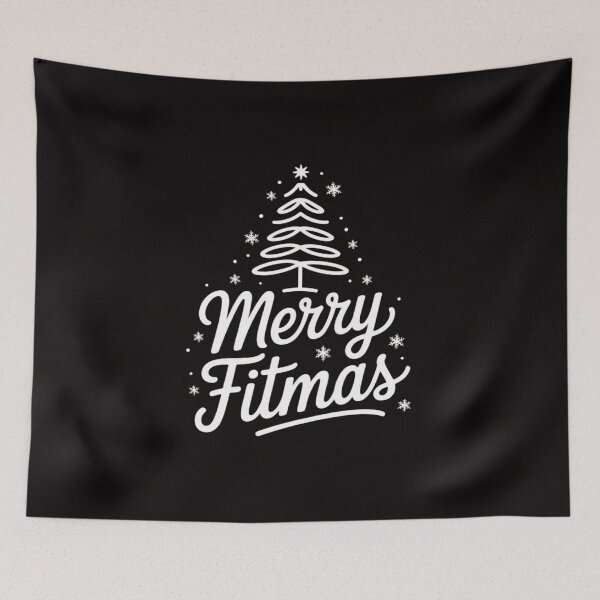 Item preview, Merry Fitmas for Christmas Workout Xmas Gym Holiday Fitness designed and sold by portcrysral.