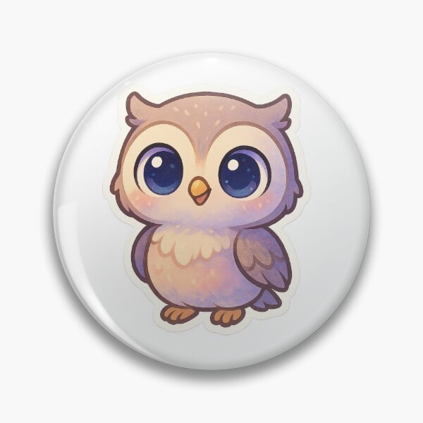 Item preview, Cute Happy Owl Sticker designed and sold by StickMint.