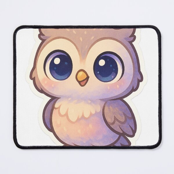 Item preview, Cute Happy Owl Sticker designed and sold by StickMint.