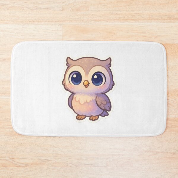 Item preview, Cute Happy Owl Sticker designed and sold by StickMint.