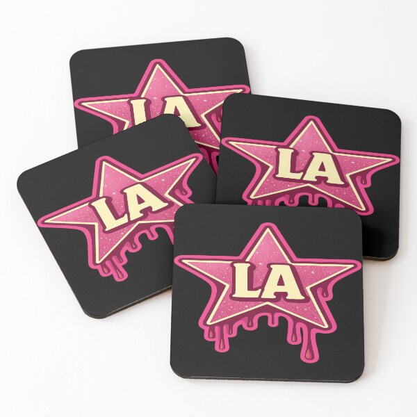 Item preview, LA Melting Hollywood Star – Pink Glitter Drip City Graphic designed and sold by POD DYNASTY.