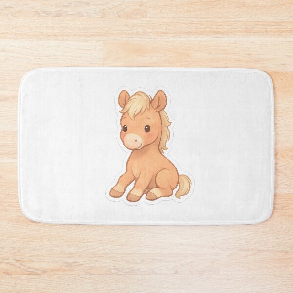 Item preview, Aesthetic Relaxed Horse foal Sticker designed and sold by StickMint.