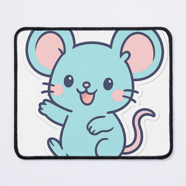 Item preview, Kawaii Playful Mouse Stickers designed and sold by StickMint.