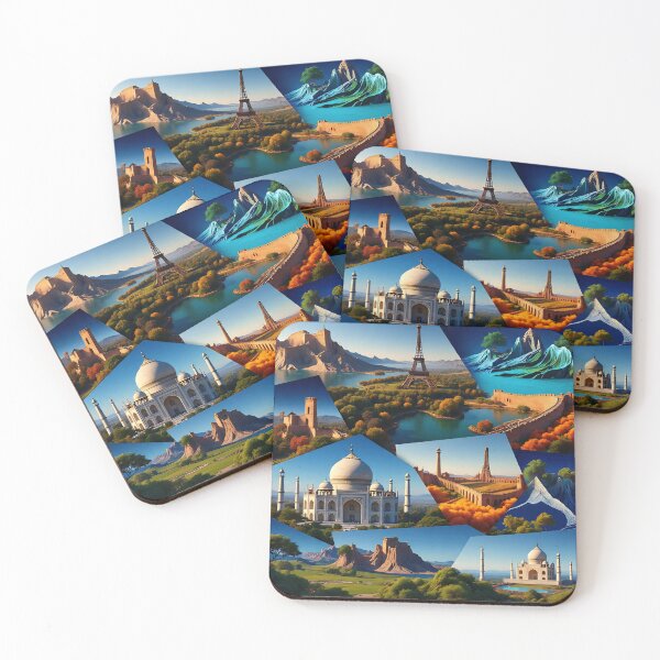 Item preview, Tourist Spot Collage  designed and sold by AwesomeDigiShop.