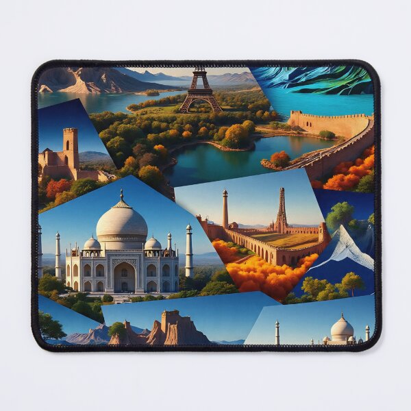 Item preview, Tourist Spot Collage  designed and sold by AwesomeDigiShop.