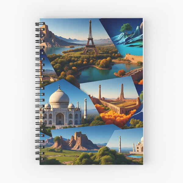 Item preview, Tourist Spot Collage  designed and sold by AwesomeDigiShop.