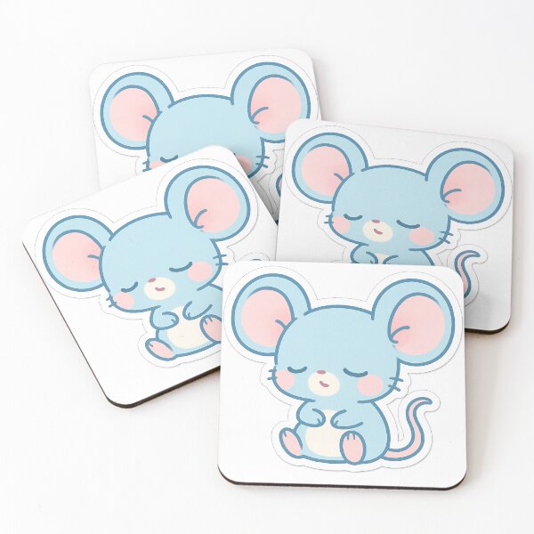 Item preview, Chibi Sleepy Mouse Stickers designed and sold by StickMint.