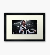 Cristiano Ronaldo Juve CR7 Gerahmtes Wandbild