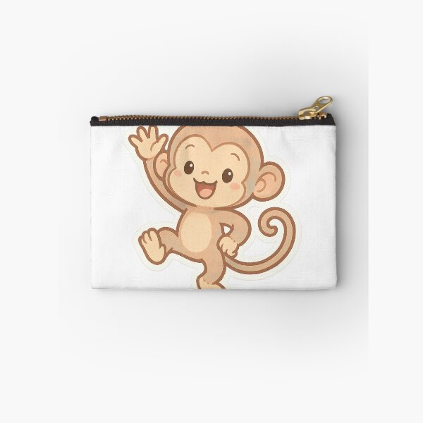 Item preview, Pastel Cheerful Monkey Stickers designed and sold by StickMint.