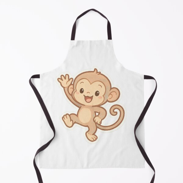 Item preview, Pastel Cheerful Monkey Stickers designed and sold by StickMint.