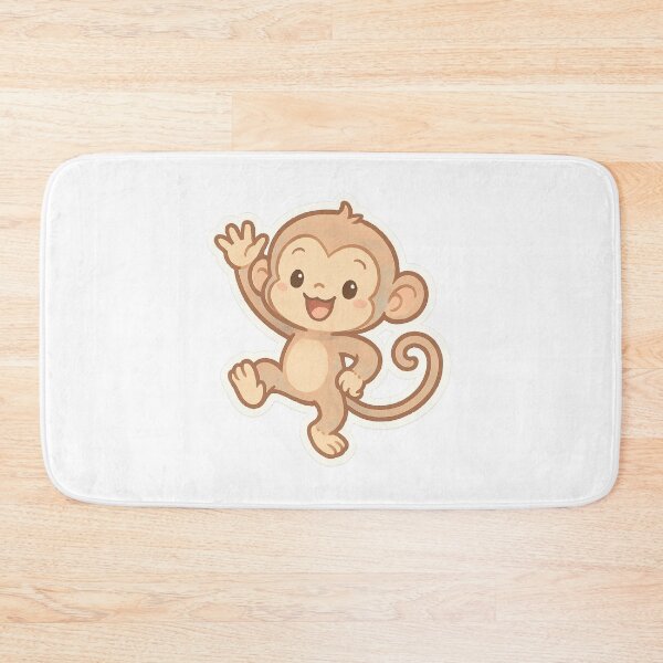 Item preview, Pastel Cheerful Monkey Stickers designed and sold by StickMint.