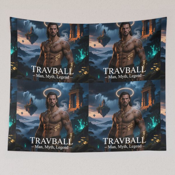 Item preview, TRAVBALL -Man, Myth, Legend designed and sold by casamomo.