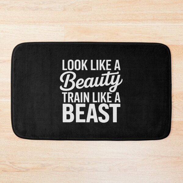 Item preview, Look Like A Beauty Train Like A Beast Workout Gym Fitness designed and sold by nicomitchell.