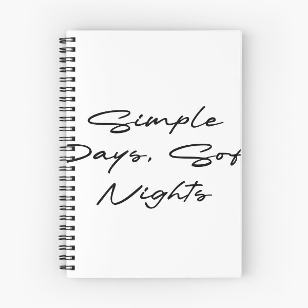 Item preview, Simple Days, Soft Nights designed and sold by Ninjacatoff.