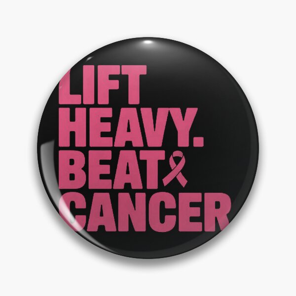Item preview, Lift Heavy Beat Cancer Workout Fitness Gym Strong Woman designed and sold by nicomitchell.
