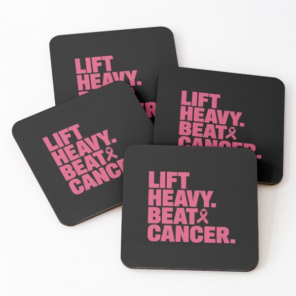 Item preview, Lift Heavy Beat Cancer Workout Fitness Gym Strong Woman designed and sold by nicomitchell.