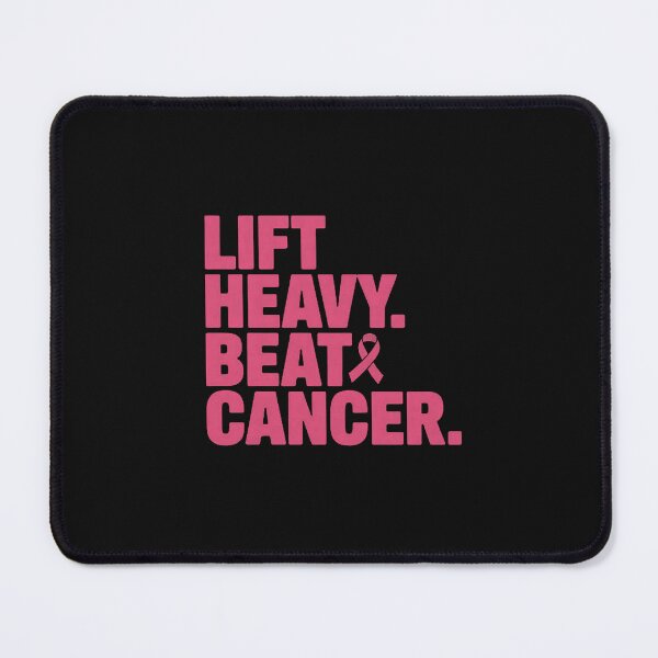 Item preview, Lift Heavy Beat Cancer Workout Fitness Gym Strong Woman designed and sold by nicomitchell.