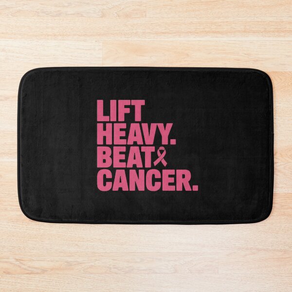 Item preview, Lift Heavy Beat Cancer Workout Fitness Gym Strong Woman designed and sold by nicomitchell.