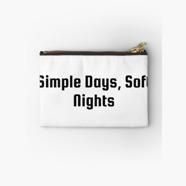 Item preview, Simple Days, Soft Nights designed and sold by Ninjacatoff.