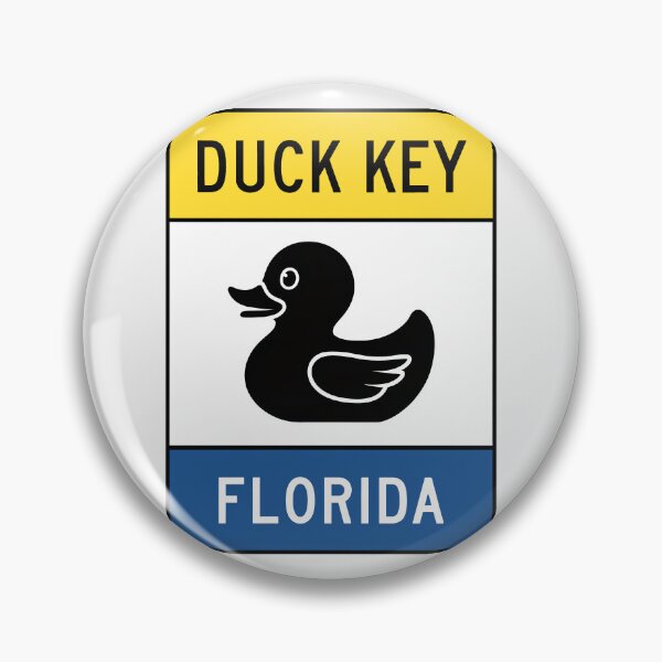 Item preview, Duck Key Florida - Road Sign designed and sold by TheOldMittenIllustrated.