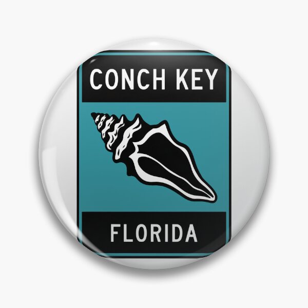 Item preview, Conch Key Florida - Road Sign designed and sold by TheOldMittenIllustrated.