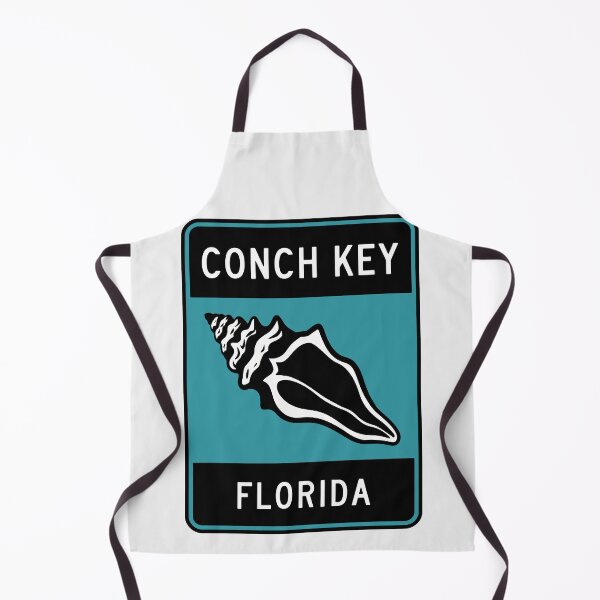 Item preview, Conch Key Florida - Road Sign designed and sold by TheOldMittenIllustrated.