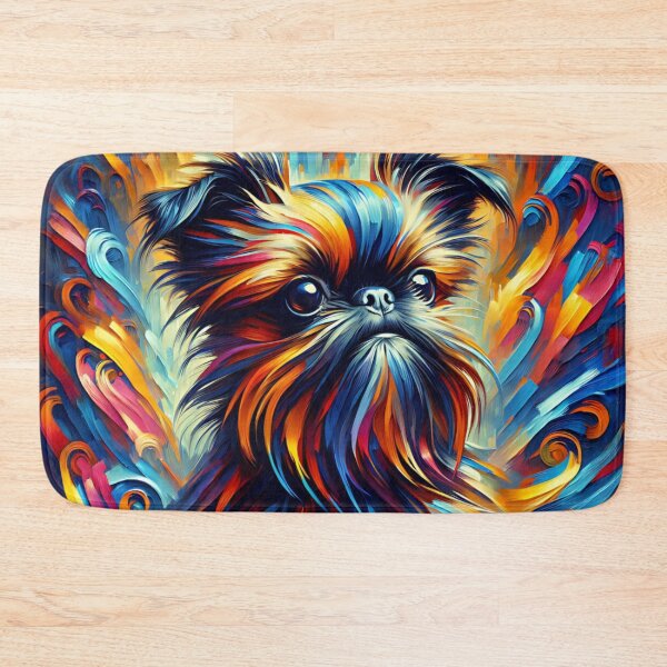 Item preview, Brussels Griffon Dog Portrait Acrylic Art Print Pet Portrait Gift for Bruss Lovers designed and sold by Puppy Puzzles Plus.