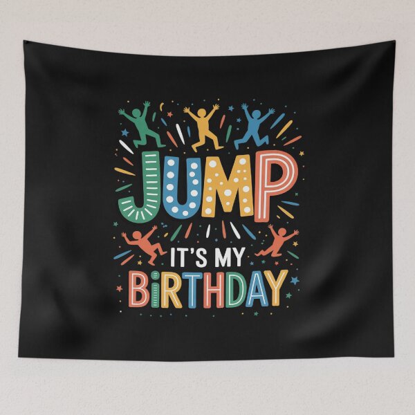 Item preview, Let's Jump It's My Birthday Trampoline Bday Matching Bounce designed and sold by nicomitchell.
